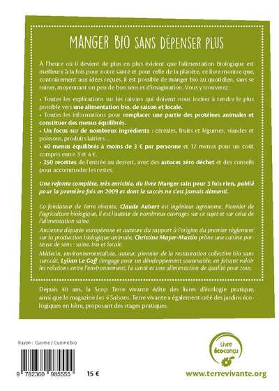 Manger bio sans dépenser plus