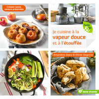 Je cuisine à la vapeur douce et à l'étouffée