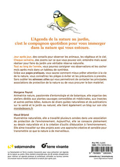 Agenda de la nature au jardin 2025