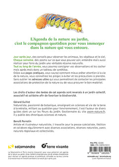 Agenda de la nature au jardin 2024