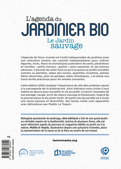 L'agenda du jardinier bio 2025