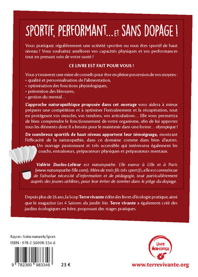 Sportif performant... et sans dopage !