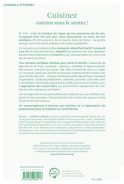 Cuisinez comme vous le sentez !