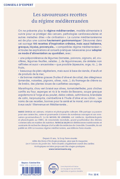 Les savoureuses recettes du régime méditerranéen - Nouvelle édition