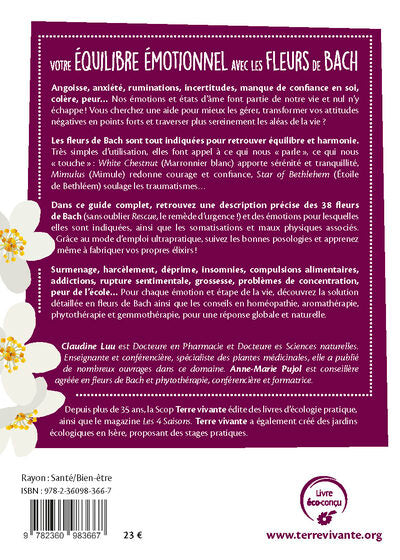 Votre équilibre émotionnel avec les fleurs de bach