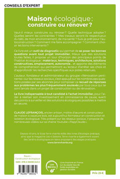 Maison écologique : construire ou rénover ?