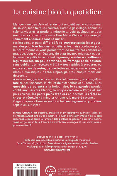La cuisine bio du quotidien