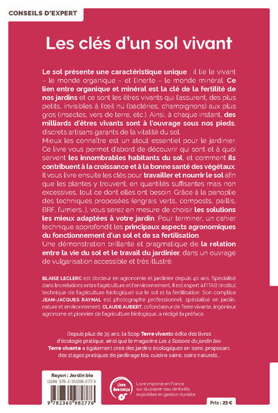 Les clés d'un sol vivant