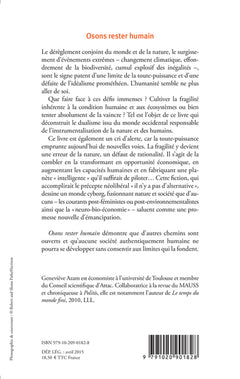 Osons rester humain : les impasses de la toute-puissance