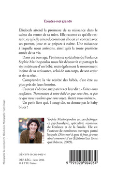 Écoutez-moi grandir