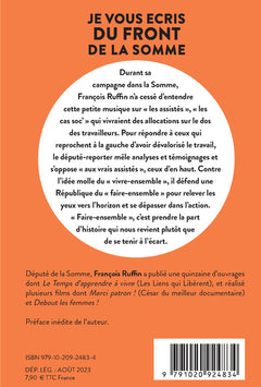 Je vous écris du front de la Somme