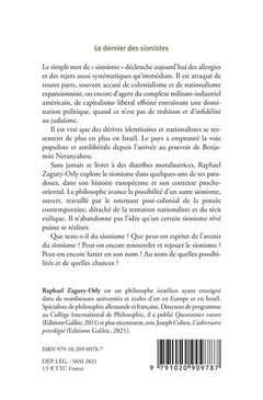 Le dernier des sionistes