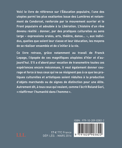 Éducation populaire, une utopie d'avenir