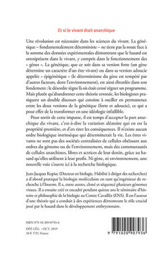 Et si le vivant était anarchique