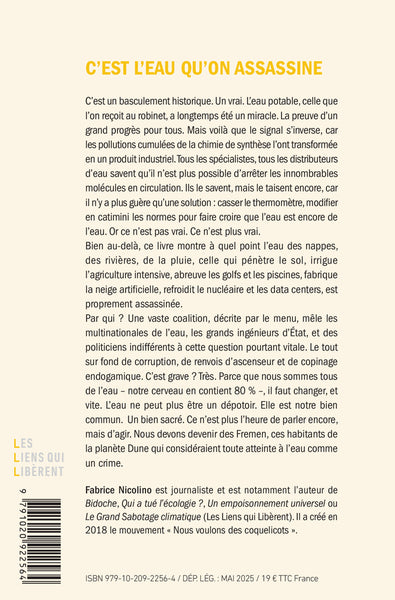 C'est l'eau qu'on assassine