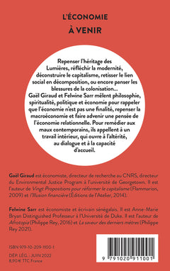 L'économie à venir