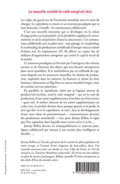 La nouvelle société du coût marginal zéro