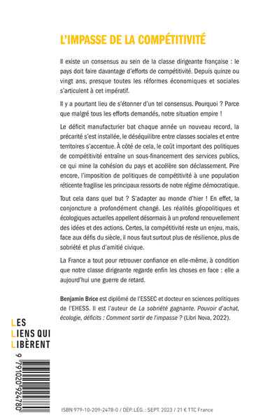 L'impasse de la compétitivité