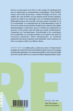 La condition planétaire