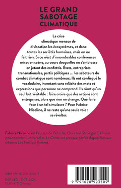 Le grand sabotage climatique