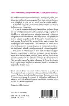 Petit manuel de justice climatique à l'usage des citoyens