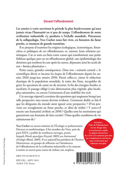 Devant l'effondrement