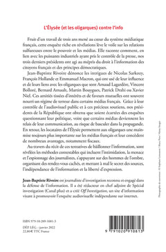 L'Elysée (et les oligarques) contre l'info