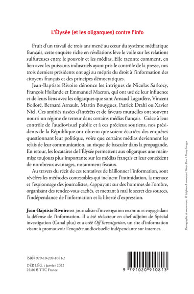 L'Elysée (et les oligarques) contre l'info