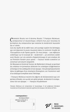 Entretien avec Pierre Boulez