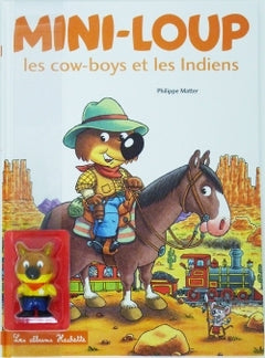 Mini loup, les cow-boys et les indiens