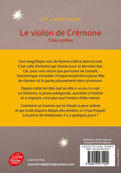 Le violon de Crémone - 3 contes d'Hoffmann