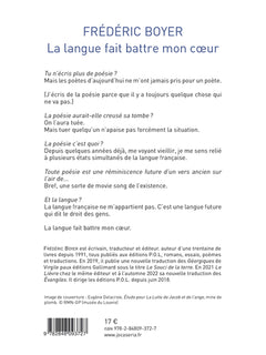 La langue fait battre mon cœur