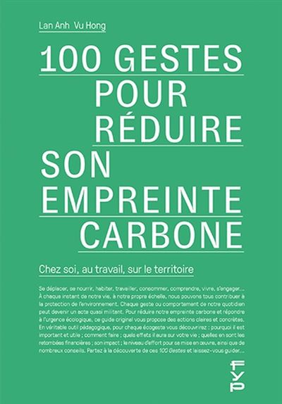 100 gestes pour réduire notre empreinte carbone