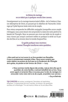 Le mariage centré sur l'Evangile