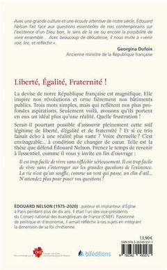 Plaidoyer pour la véritable liberté, égalité, fraternité
