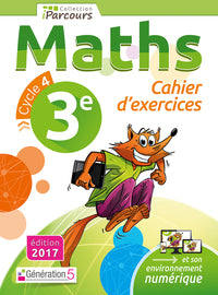 Cahier d'exercices Iparcours Maths Cycle 4 - 3e