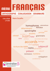 Mémo français orthographe-conjugaison-grammaire