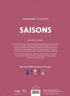 Coloriages mystères Disney - Saisons
