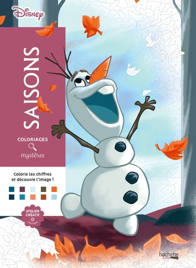 Coloriages mystères Disney - Saisons