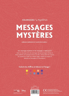 Coloriages mystères Disney - Messages mystères