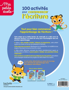 Ma petite école - 100 activités pour commencer l'écriture - Petite Section