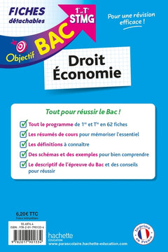 Objectif BAC Fiches 1re et Term STMG Droit et Économie