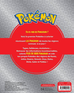 Pokémon - Pokedex à colorier de Kanto à Paldea