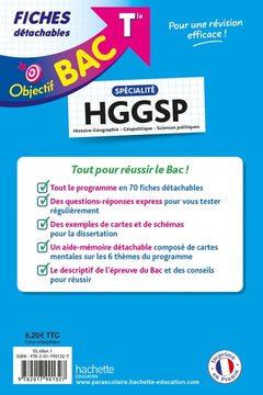 Objectif BAC Fiches - Spécialité HGGSP Tle