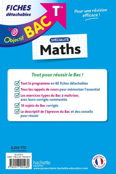 Objectif Bac Fiches - Spécialité Maths Tle