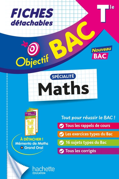 Objectif Bac Fiches - Spécialité Maths Tle