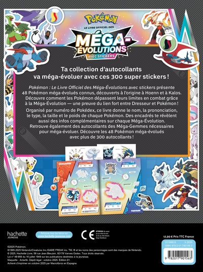 Pokémon - Pokédex en stickers Pokémon Méga-Évolution