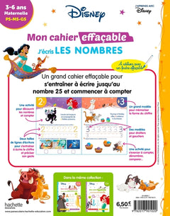 Mon cahier effaçable - J'écris les nombres