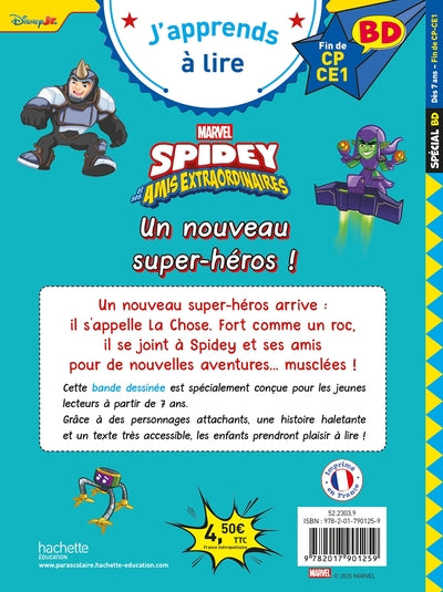 Disney BD Fin de CP - CE1 - Spidey et ses amis extraordinaires - Un nouveau super-héros