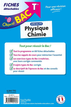 Objectif Bac Fiches - Spécialité Physique - Chimie Tle